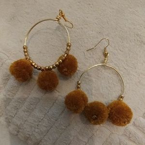 Noonday Marigold Hoops
